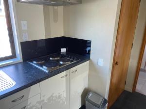 Kuchyň nebo kuchyňský kout v ubytování Allan Court Motel