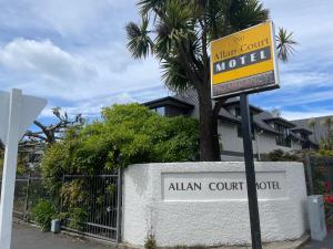 Certifikát, hodnocení, plakát nebo jiný dokument vystavený v ubytování Allan Court Motel