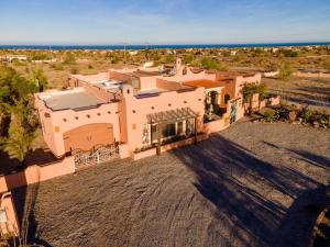 an aerial view of a house with a yard at CASA ZUR HEIDE.....BEAUTIFUL San Felipe Rental Home in Playa Unión