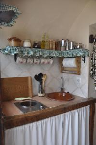 Nhà bếp/bếp nhỏ tại Casas Andrea La Cueva