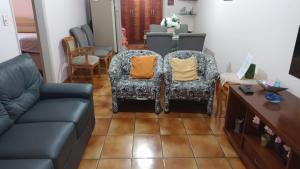 Uma área de estar em Memórias de vó