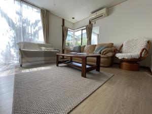 Posezení v ubytování Slowhouse ZUSHI