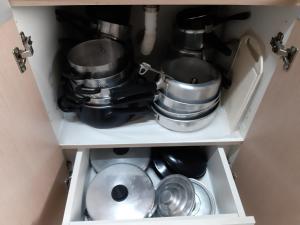 A cozinha ou cozinha compacta de Memórias de vó