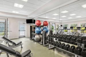 Fitness centrum a/nebo fitness zařízení v ubytování Marriott's Cypress Harbour Villas
