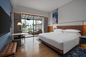 Four Points by Sheraton Bintan, Lagoi Bay客房内的一张或多张床位