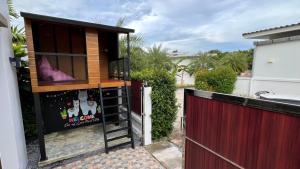 Μπαλκόνι ή βεράντα στο Sea of Love pool villa
