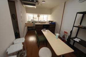 Kuchyň nebo kuchyňský kout v ubytování Mount Fuji Omotenashi Guesthouse