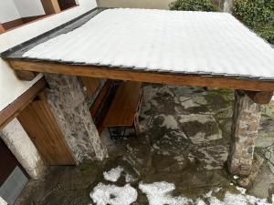 La Casa del Maestro during the winter