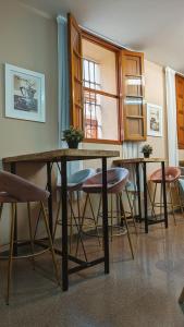 Posezení v ubytování Hostal El Convent de Moncada