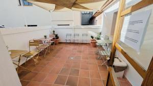 Kuchyň nebo kuchyňský kout v ubytování Hostal El Convent de Moncada