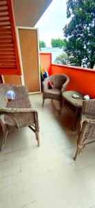 A balcony or terrace at Appartamento Tre Angeli a pochi passi dal mare