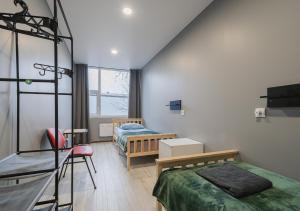 Postel nebo postele na pokoji v ubytování Lollo Motel Graičiūno - Lollo Luxury