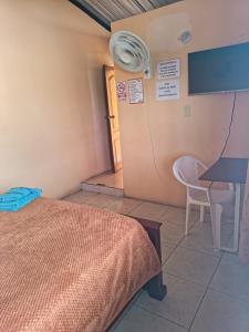 TV a/nebo společenská místnost v ubytování Hostal al Paso