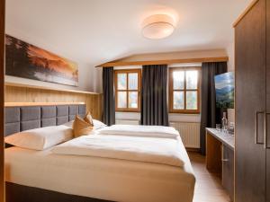 Postel nebo postele na pokoji v ubytování Hotel Kroneck