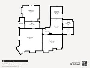 Plán poschodí v ubytovaní Wohlfühl Apartment Haus Schillerstrasse - Zentrumsnähe, Boxspringbett, Küche