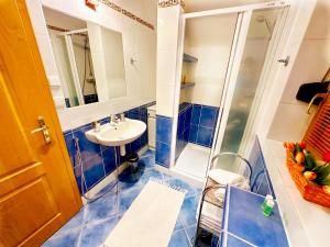 Koupelna v ubytování Apartmán Merci