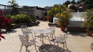 Ogród w obiekcie Hotel Acropolis Maya