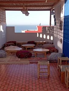 Area soggiorno di Tigmi Ossmon Hostel