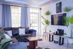 Posezení v ubytování Summit Side Nanyuki - A One Bedroom Apartment