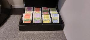 a black box filled with toothbrushes at Venos Home 2 in Lemvig +15 photos