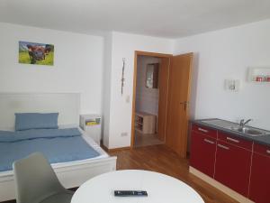 Kuchyň nebo kuchyňský kout v ubytování Ferienwohnung Koller "die Kleine" + 9 fotografií