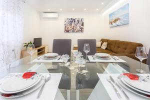 Et opholdsområde på Luxury suites Juricevic