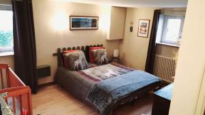 Postel nebo postele na pokoji v ubytování Apartment Les Claudalies