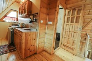 Kuchyňa alebo kuchynka v ubytovaní Nosalove Apartamenty