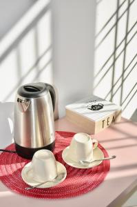 Příslušenství pro přípravu čaje a kávy v ubytování Vatican View Experience