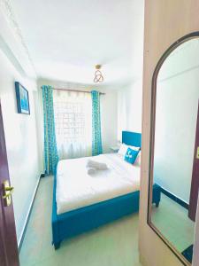Katil atau katil-katil dalam bilik di Airb&b 1Br Rama oasis