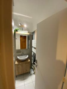 Koupelna v ubytování Studio avec vue sur les pistes