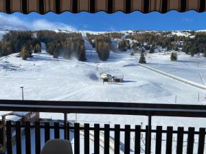 Studio avec vue sur les pistes v zimě