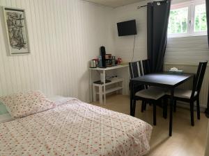 Posteľ alebo postele v izbe v ubytovaní Le Clapot- Les Iris