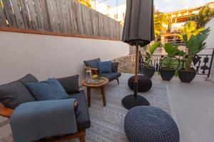 Χώρος καθιστικού στο Stadthaus - Alica 8 - Pool, Barbecue, Garten, Terrassen und im Winter Zentralheizung und Kamin, hochwertig saniert