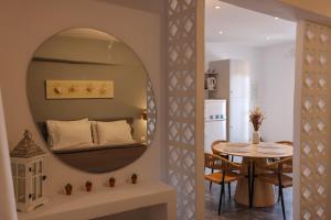 Χώρος καθιστικού στο Para Principe Tinos