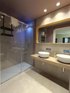 A bathroom at Podere San Giorgio