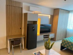 Η κουζίνα ή μικρή κουζίνα στο Apartamento Hotel estelar