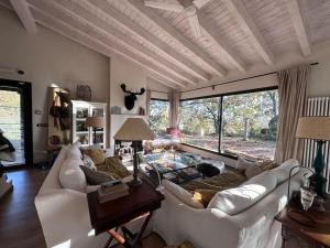 Et opholdsområde på Casa Rural Finca De Musgo