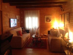 O zonă de relaxare la Lodge House Tara