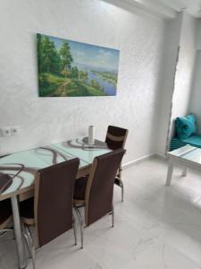 Uma área de estar em Tetouan Relax Apartement