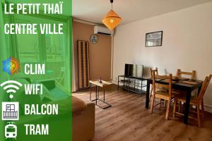 Fotografia z galérie ubytovania LE PETIT THAI Appart 2 PIECES ZEN CENTRE VILLE v destinácii Montpellier
