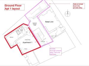 Planimetria di The Arch House