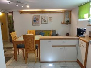 Kuchyňa alebo kuchynka v ubytovaní Apartment an der Hutweide