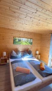 Katil atau katil-katil dalam bilik di Bergzeit Klippitz