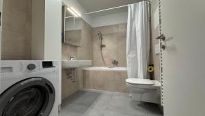 Kúpeľňa v ubytovaní Modernes & ruhiges Apartment mit Balkon