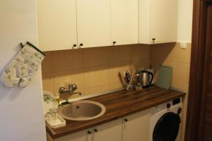 Kuchyň nebo kuchyňský kout v ubytování Gavrila Principa Apartment