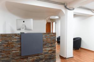 Kuchyň nebo kuchyňský kout v ubytování Hostel La Moneda
