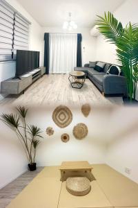 Ruang duduk di HSH渋谷Hotel 电车三分钟可以到达新宿 幡ヶ谷 巴士直达涉谷 全新装修独栋小楼