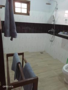 Koupelna v ubytování Amazon Cabanas