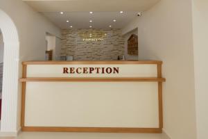 The lobby or reception area at Gizem Pansiyon